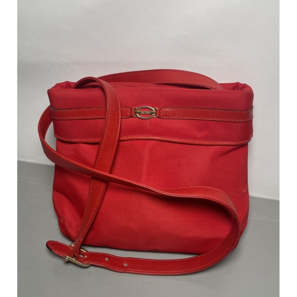 CELINE Red Shoulder Crossbody Bag